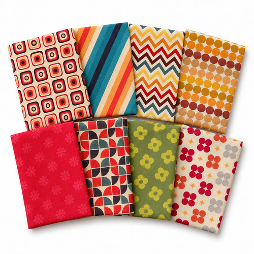 Crafts fabrics 8pcs cotton - 8pcs,