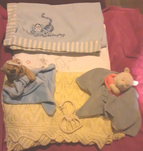 Bundle vintage baby bedding - bundle, of