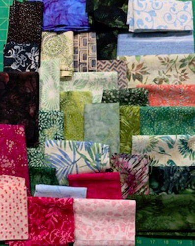 Hoffman batik scrap - scrap, bag