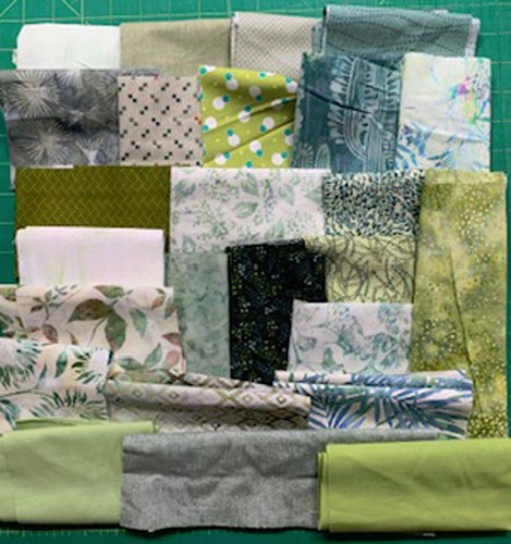 Branded greenfabric scrap bag - branded,
